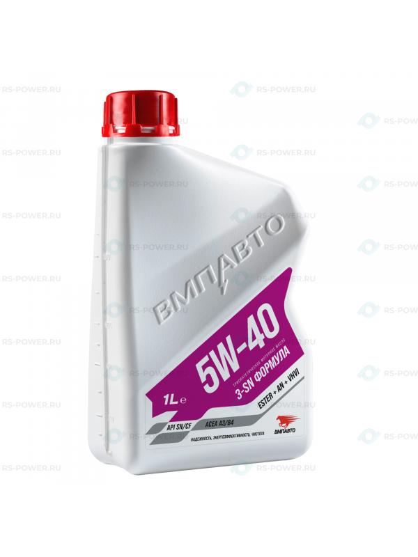 Моторное масло 5W-40 API SN/CF A3/B4 ВМПАВТО